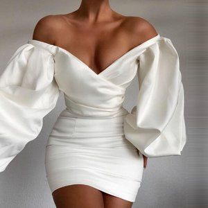 High waist slim skirt